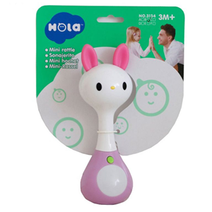 اسباب بازی نوزادی دندانگیر و جغجغه تعادلی وموزیکال حیوانات هولی تویزHola Toys مدل 3134 _اسباب بازی نوزادی